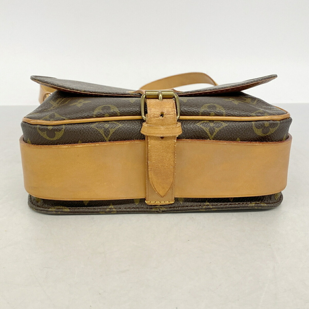 Louis Vuitton Monogram Cartouchiere MM Shoulder Bag M51253 Brown Women's - Picture 3 of 11